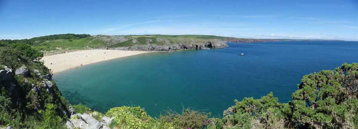 Baia di Barafundle Pembrokeshire, Galles