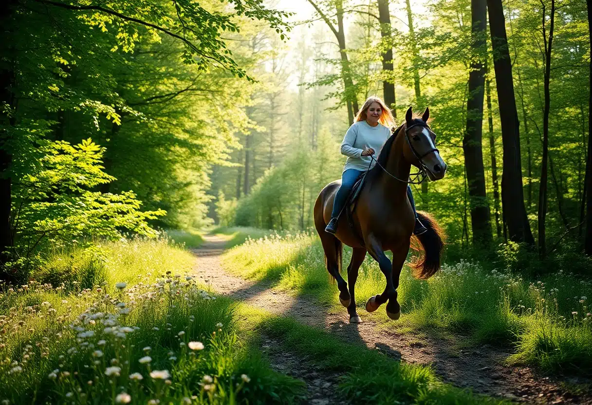 Vivere la natura a cavallo: benefici e magia. Esplora la bellezza della natura a cavallo e scopri i benefici fisici e mentali di questa esperienza unica. - natura a cavallo - Look Out News