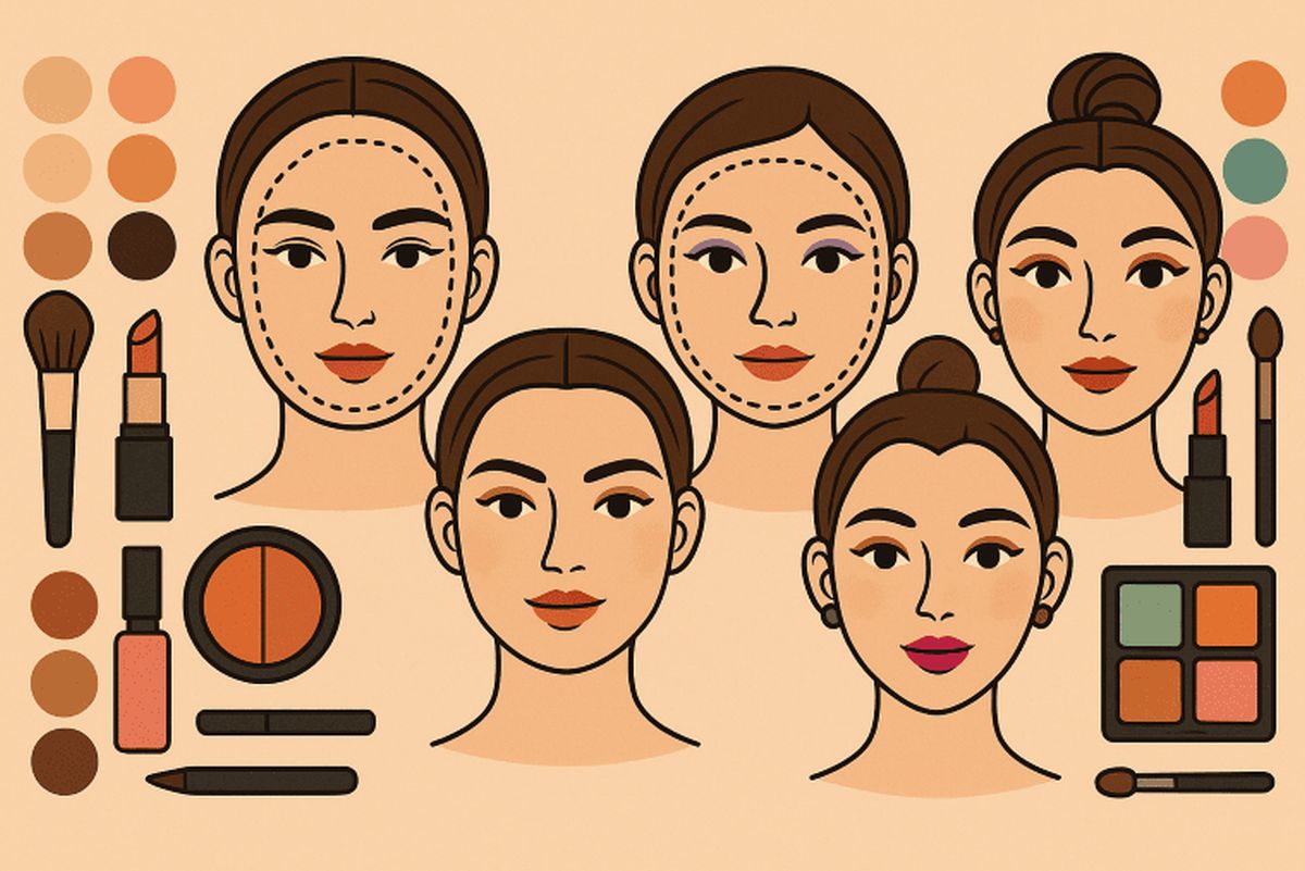 Come l’analisi della forma del viso influenza la scelta dei colori e del make-up - - Look Out News